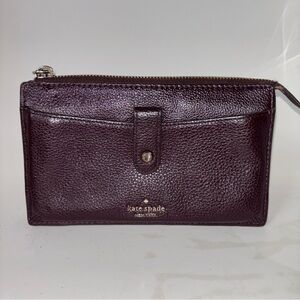 Kate Spade Berry Pebbled Leather Larchmont Avenue Alegra Bag NO STRAP